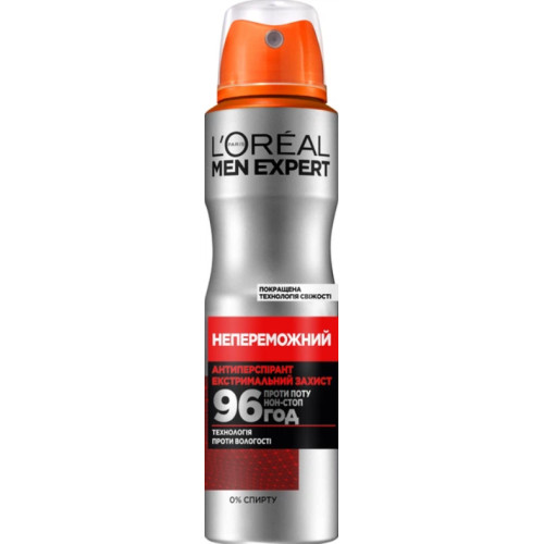 Дезодорант-антиперспірант L'Oréal Paris Men Expert Непереможний захист 150 мл